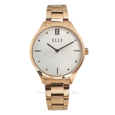 ELLE EL007-1RG02B12 Rosegold Dial White Stainless Steel Strap